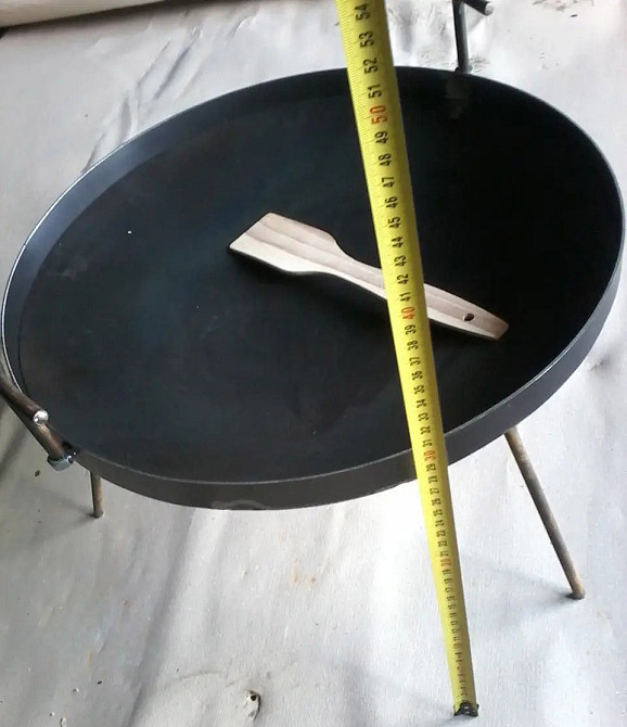 Сковорода з диска борони для багаття 40 см для пікніка, диск для смаження Київ - фото 3