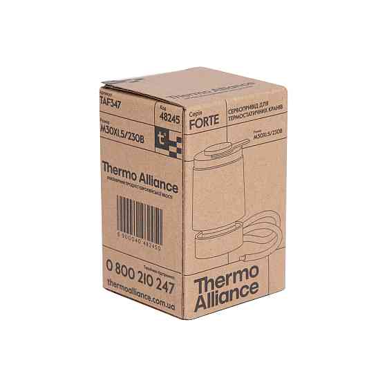 Thermo Alliance Forte Сервопривод 230В, M30x1,5, тип закрыт. (NC) TAF347 Киев