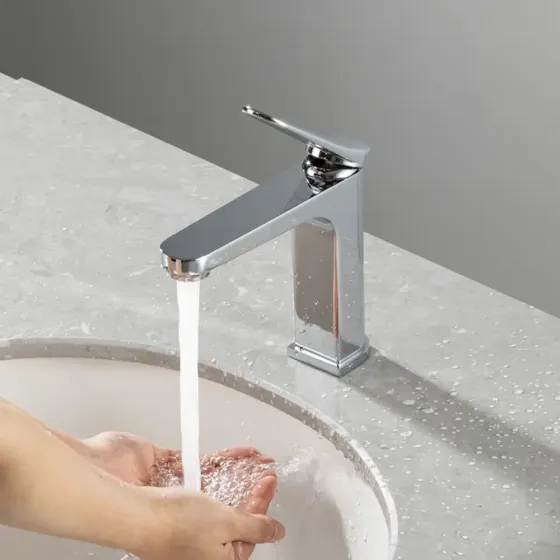 Змішувач для умивальника GAPPO G1010, хром Київ