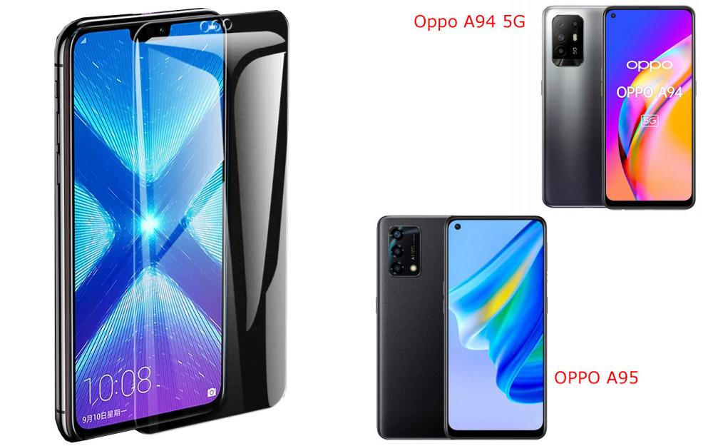Защитное стекло NeoGlass для Oppo A94 5G, OPPO A95 – ультрапрозрачное и устойчивое Киев - изображение 2