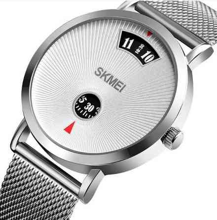 Чоловічий наручний годинник Skmei 1489 Сріблясті Вінниця