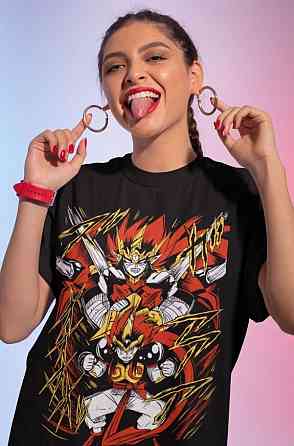 Футболка аниме Кисхин Доуджи Зенки Аниме оверсайз (S/M/L) Черний AnimeJ1062 Днепр