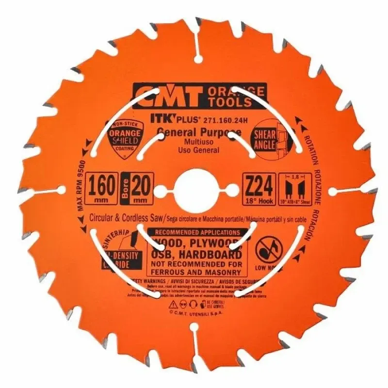 Пильний диск по дереву CMT 160x20x24z K1.7/1.1 (271.160.24H) Одеса - фото 1