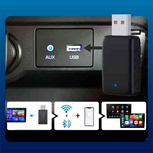 Адаптер беспроводной Apple CarPlay и Android Auto, WiFi Bluetooth, для автомобиля Вінниця