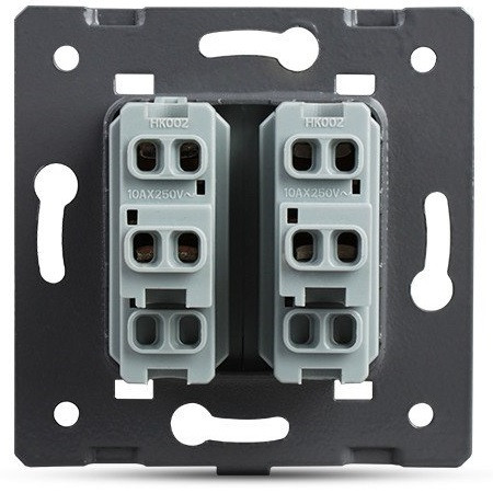 LIVOLO 2-клавішний вимикач LIVOLO, рожевий, модуль без рамки (VL-C7-K2-17) Коломыя - изображение 2