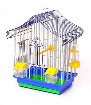 Компактна клітка Міні-1 для малих птахів (33 х 23 х 45 см), Лорі Київ