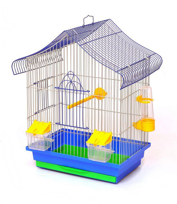 Компактна клітка Міні-1 для малих птахів (33 х 23 х 45 см), Лорі Київ - фото 4