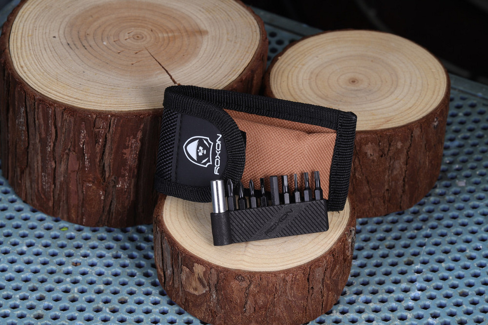 Мини мультитул Roxon M2 с сменными битами, серый Ровно - изображение 8