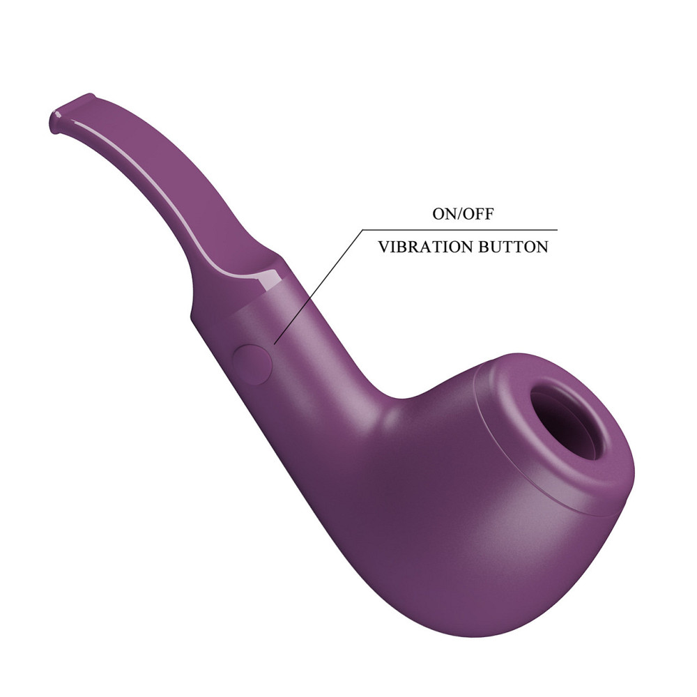 Вібратор PRETTY LOVE Romance Pipe Purple, силікон, фіолетовий, вакуумна стимуляція Sex Aura Київ - фото 4