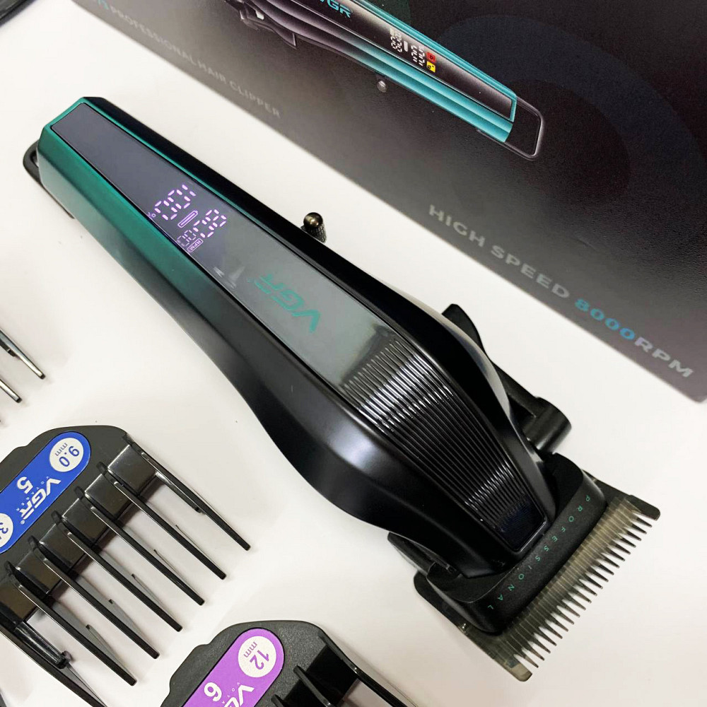 Класна машинка для стрижки волосся, Електромашинка для стрижки Бездротова машинка волосся RT-87 Львів - фото 17