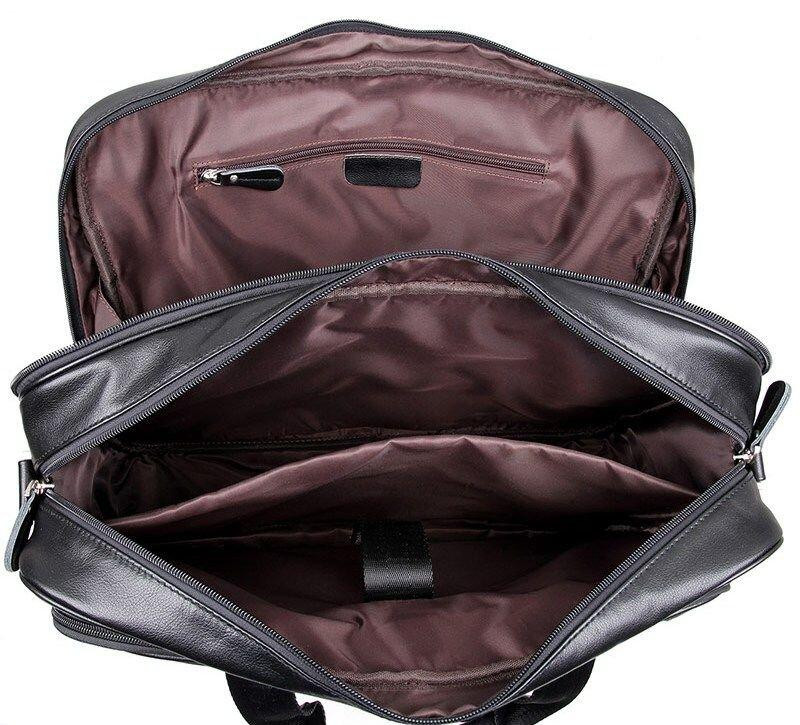 Сумка мужская Vintage 14398 для ноутбука 17 дюймов Черная Киев - изображение 9