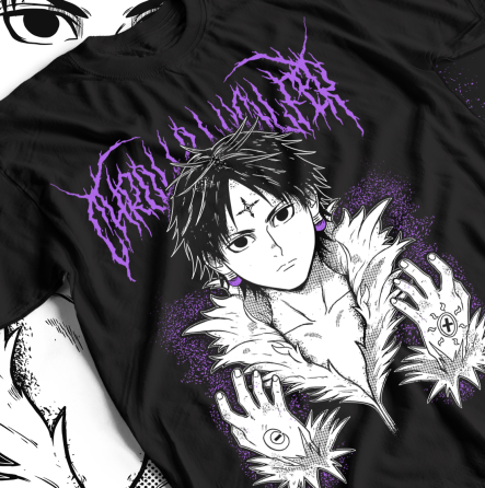 Футболка аниме Охотник × Охотник оверсайз (S/M/L) Черний AnimeJ0693 Днепр