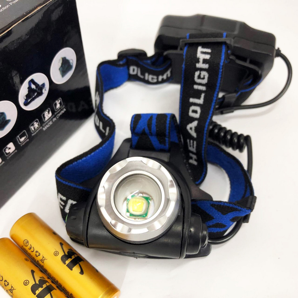 Налобний ліхтар для туризму риболовлі та полювання Police BL-6699 (204C), Налобний ліхтар для електрика WX-31 Львів - фото 4