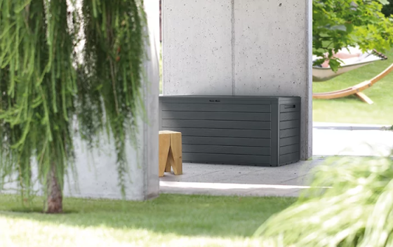 Ящик для зовнішнього зберігання PROSPERPLAST WOODEBOX 190 л, коричневий Київ