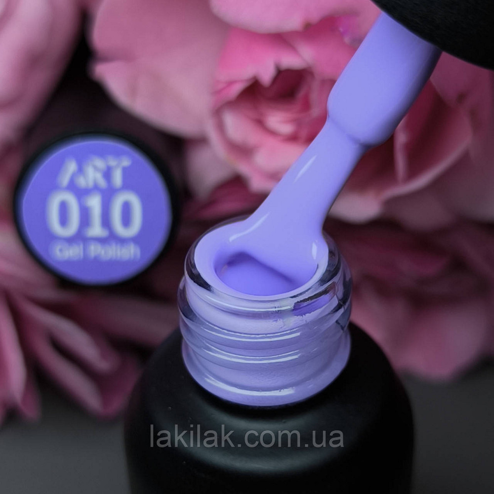 Гель-лак ART in detail 10 (яскравий бузковий) 6мл Херсон - фото 1