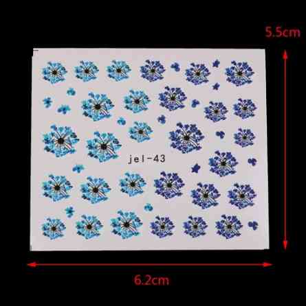 Наклейка на нігті "Кульбабки" Київ