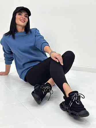 Жіночий теплий батник "Wear" Турція оптом | Норма і батал Джинс, 42-44 Київ