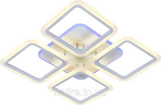 Люстра светодиодная акриловая Sirius LI8822 /4A WH (RGB) 112W+8W Киев