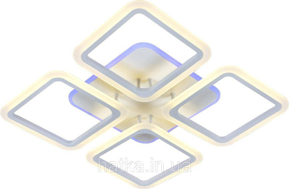 Люстра світлодіодна акрілова Sirius LI8822/4A WH (RGB) 112W+8W Київ - фото 3