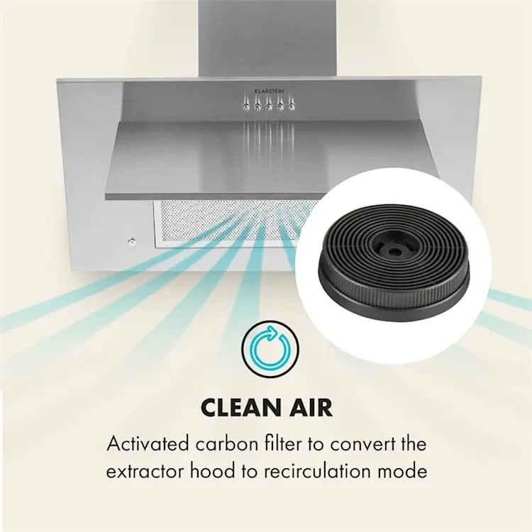 Фильтра с активированным углём для вытяжек Klarstein серии Athena Laurel Antonia Днепр - изображение 3