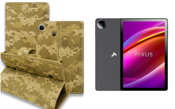 Книжка-трансформер для планшета Pixus Loga, колір Black Pixel Київ