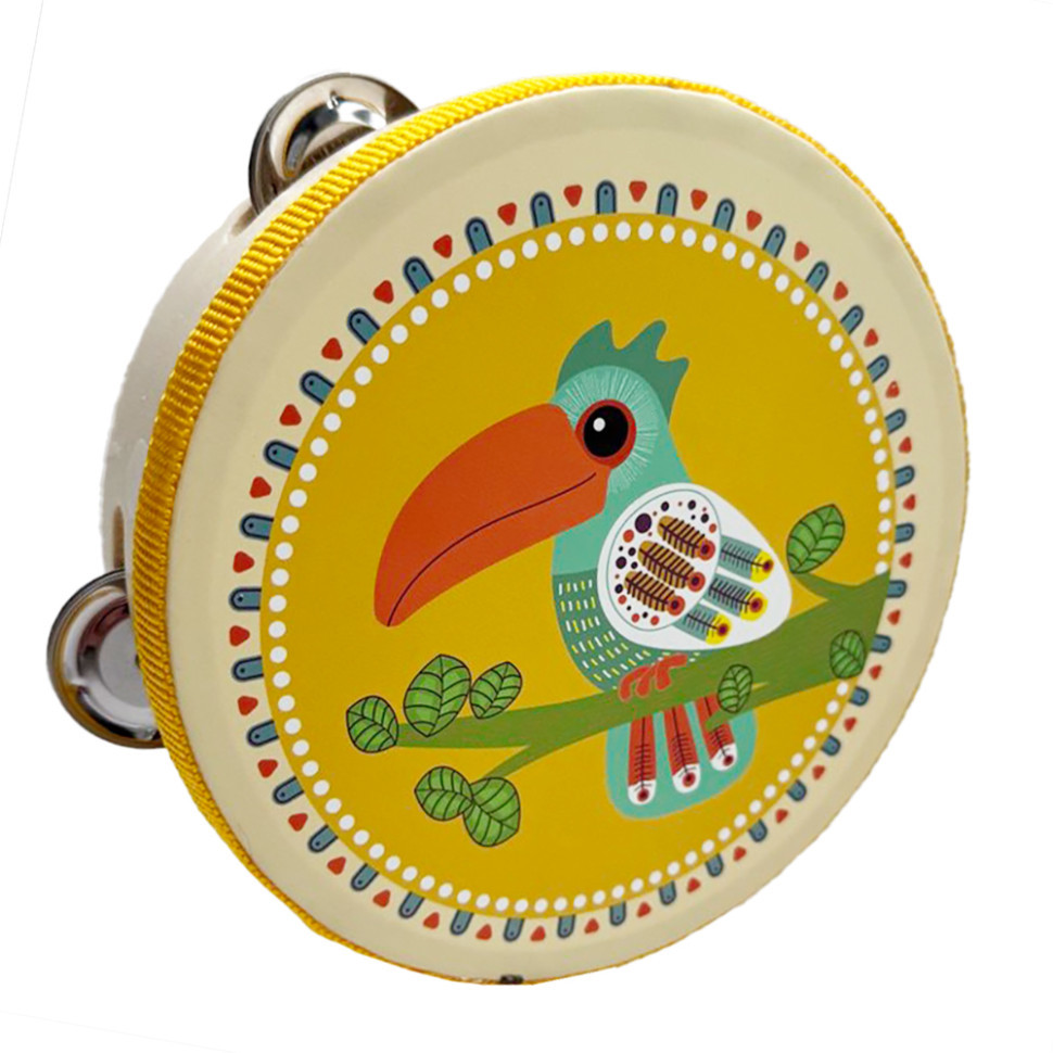 Деревянная игрушка Бубен 