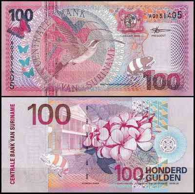 Суринам/Suriname 100 Gulden 2000 Pick 149 UNC Полтава