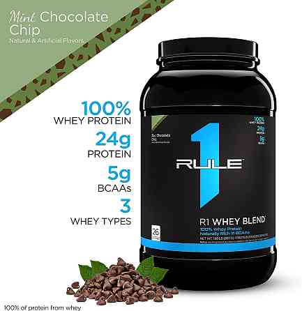 Протеїн Rule One Whey Blend 908 gram ( Mint Chocolate Chip ) Луцьк