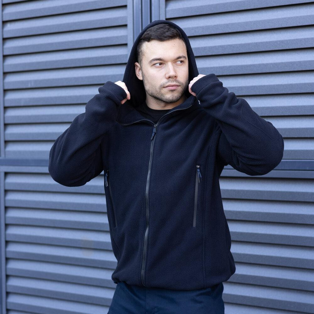 Толстовка мужская флисовая на молнии Pobedov Explorer синяя Киев - изображение 5