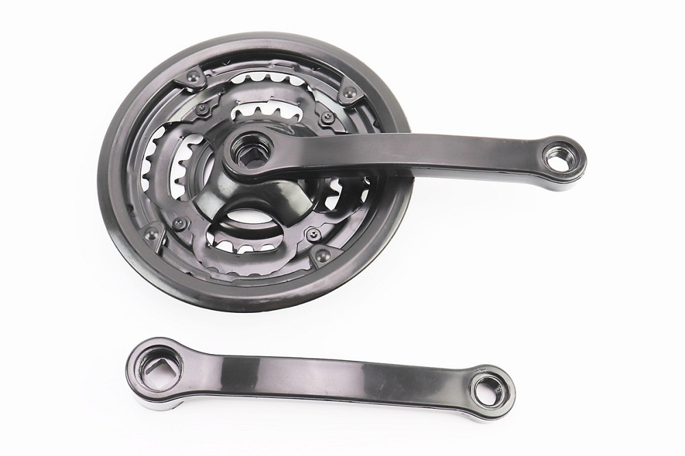 Шатуни "квадрат" 170мм, 42.34.24T MTB, чорні BL 02 (вузький), (можливі потертості) Київ - фото 1