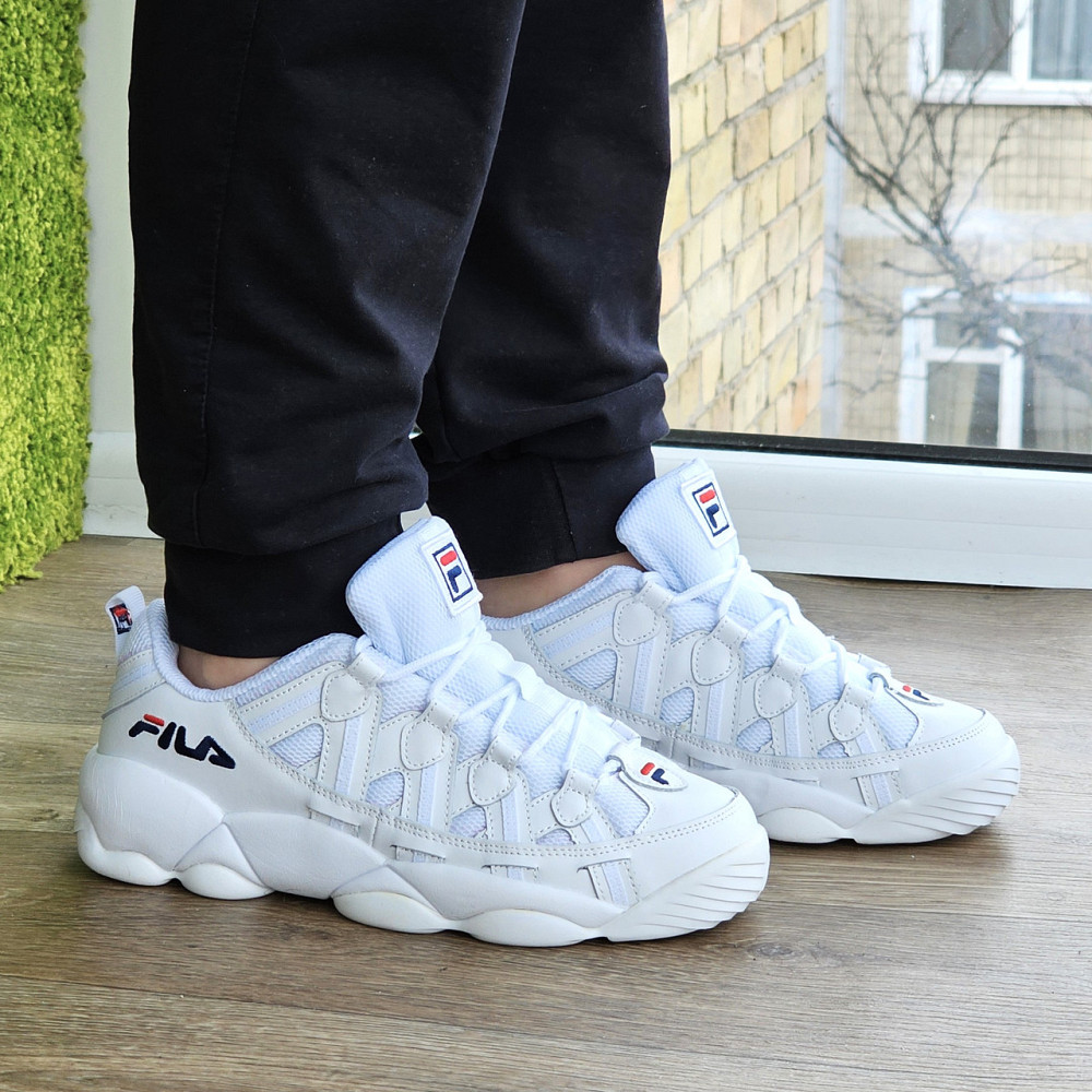 Кросівки FILA Білі Чоловічі Шкіряні Філа (розміри: 43,44,45) Відео Огляд Дніпро - фото 7