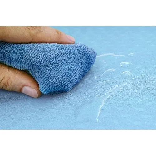 Килимок для фітнесу 0,6 см Hop-Sport T006 синьо-блакитний Київ - фото 3