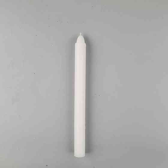 Свеча хозяйственная 24см Ø2см парафиновая белая (10 шт) Харьков