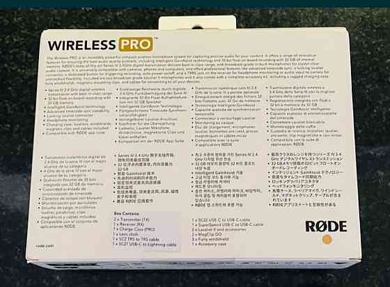Радіосистема Мікрофон.Rode Wireless PRO Київ