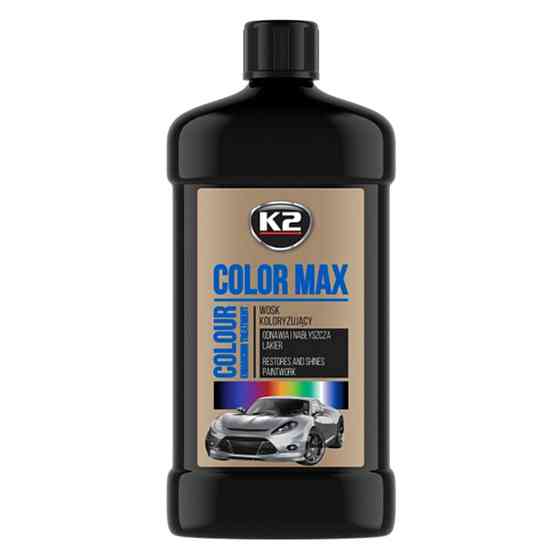 Поліроль восковий для кузова K2 Color Max чорний 500мл Київ