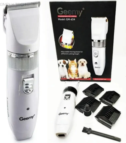 Машинка для стрижки тварин GEMEI GM-634 Pet. Груммер  довжина від  0,8 до 12 мм, автономна робота 60 хв Одеса - фото 4