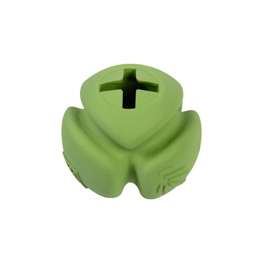 Іграшка для собак WAUDOG Fun Natural М'яч, біорозкладна гума, 7 см, зелена Коломия - фото 2