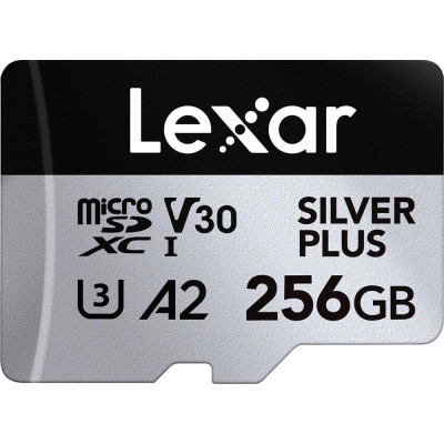 Карта пам'яті Lexar 256GB microSDXC class 10 UHS-I U3 V30 A2 Professional Silver (LMSSIPL256G-BNANG) Вінниця - фото 1