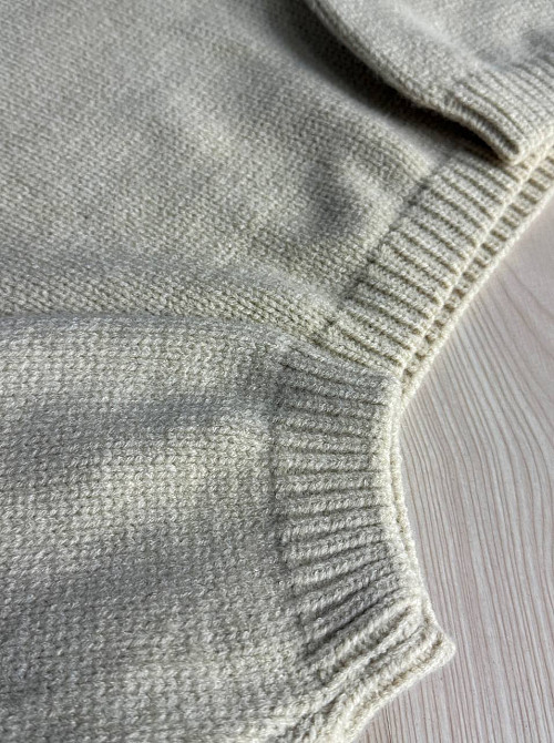 Светр жіночий Fancy Matinee 539 оверсайз однотонний, бежевий, one size Київ - фото 12