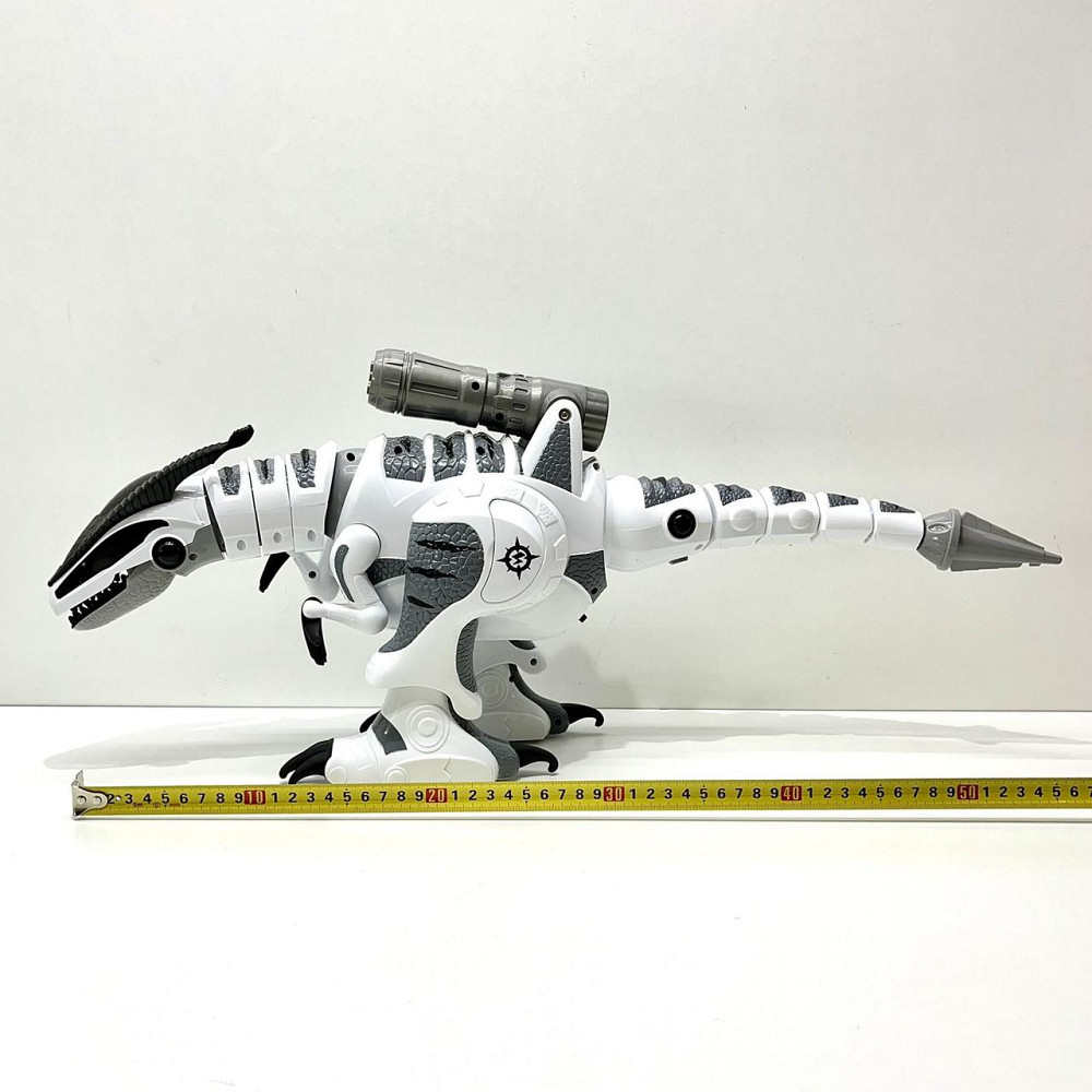 Динозавр на радіокеруванні звук світло ходить танцює рухомі деталі стріляє стрілами Біло-чорний (M 5474) Чернігів - фото 6