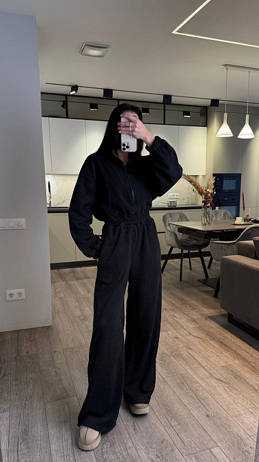 Жіночий повсякденний теплий комбінезон з фліса Одеса - фото 5