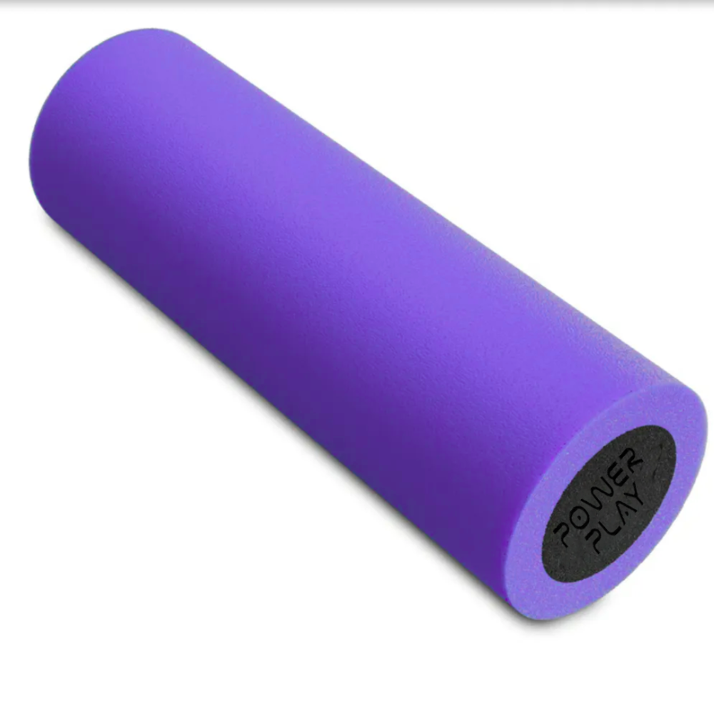 Масажний ролик (роллер) гладкий PowerPlay 4021 Fitness Roller Чорно-фіолетовий (30x15см.) Кам'янське - фото 13