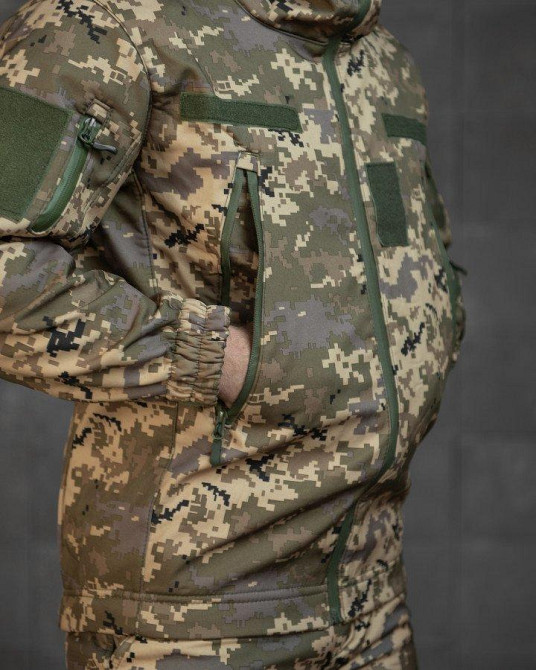 Тактический костюм софтшел BANDIT пиксель ВТ7960 Одесса - изображение 5