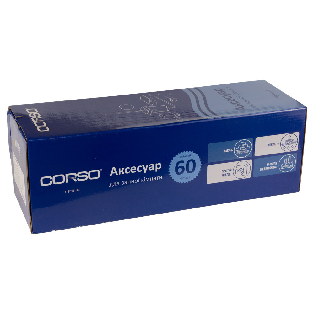 Щётка для унитаза ARNO 352×145×119мм CORSO (9687916) Киев - изображение 5