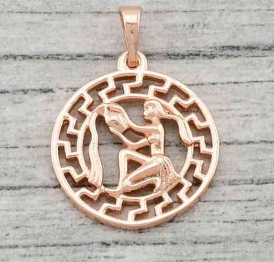 Знак зодиака Xuping 80749 Водолей, размер 28*20мм, позолота РО Киев