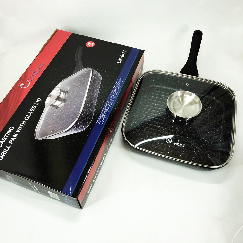 Якісні кухонні сковорідки UNIQUE, Сковорода алюмінієва з антипригарним покриттям, Сковорода надовго JW-95 Івано-Франківськ - фото 2