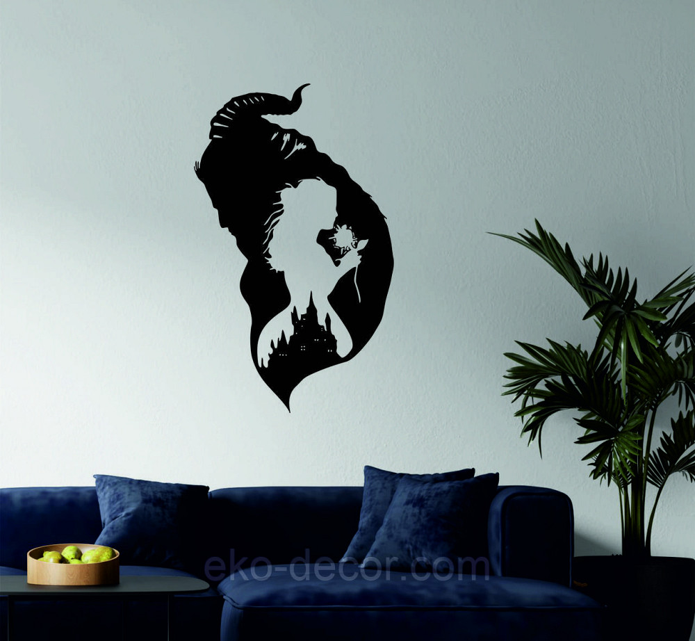 Декоративное настенное Панно «Красавица и чудовище», Декор на стену Киев - изображение 2