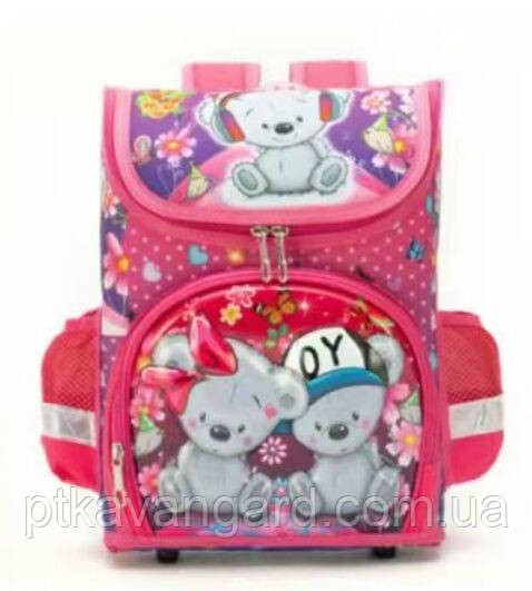Школьный портфель каркасный для девочки 1 класс 