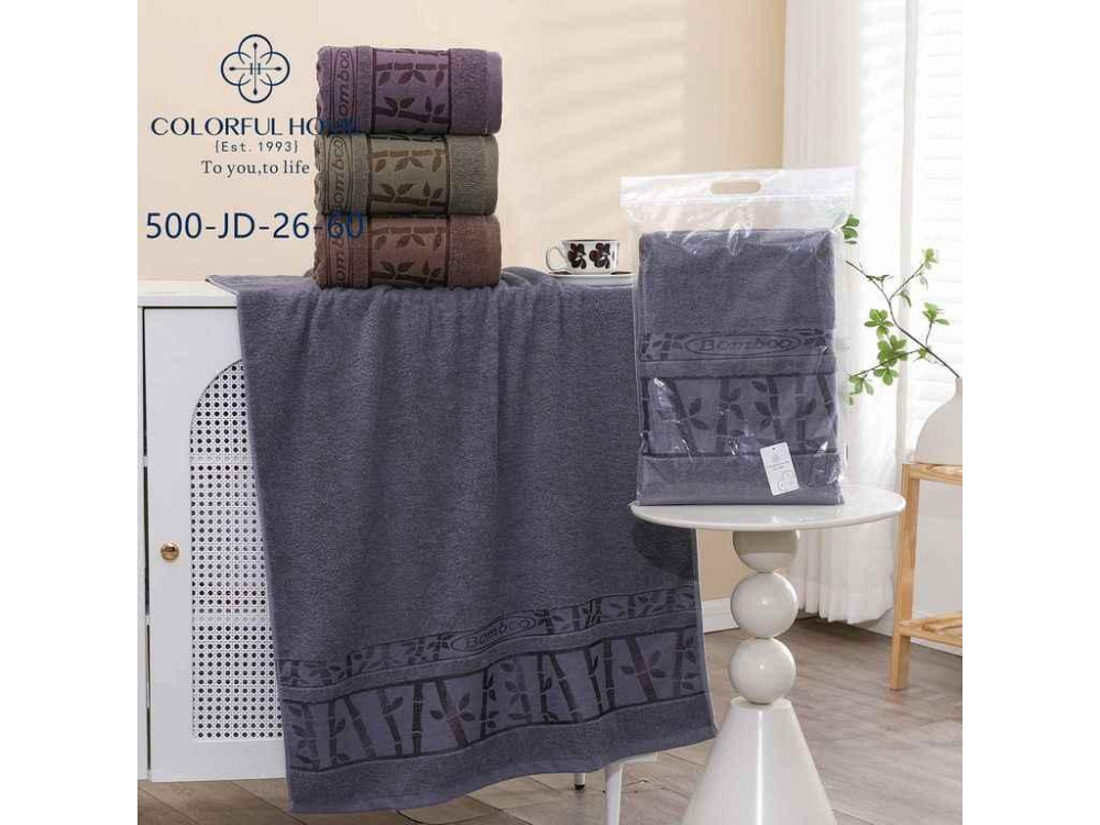 Рушник 80*160 махра сауна арт.500-26 ТМ COLORFULHOME Київ - фото 1