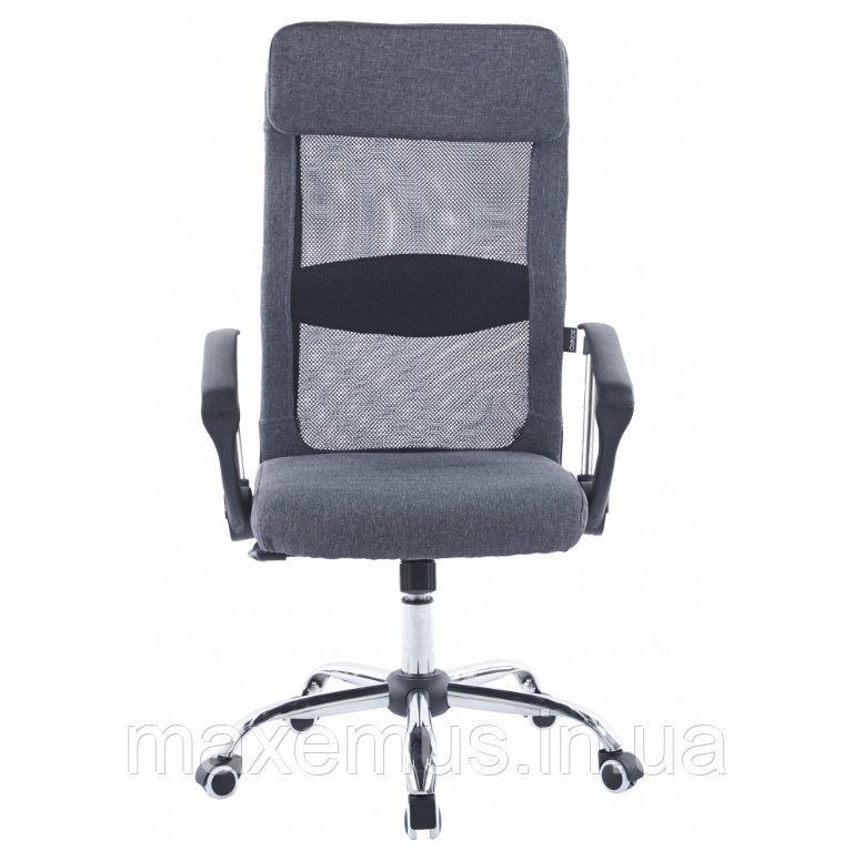 Офисное кресло операторское для персонала Bonro BN 002-2 с системой качания кресло для офиса компьютерное серое Мостиска - изображение 5